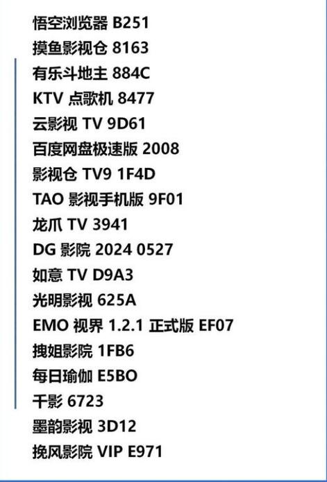 2026最新电视口令