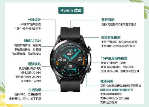 华为GT2时尚版和运动版区别