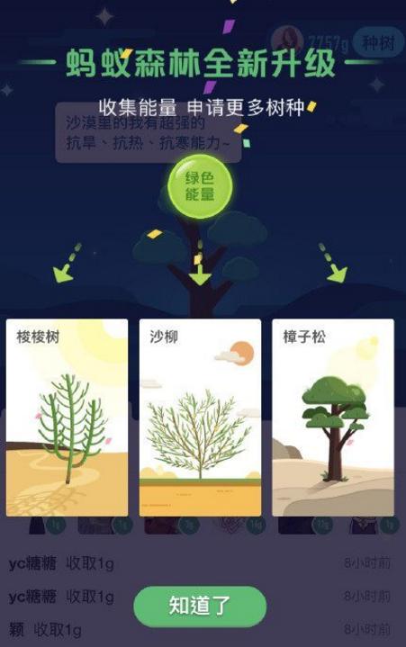 支付宝种树有什么好处