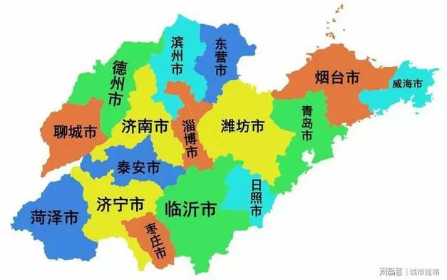 中国地图山东